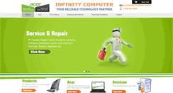 Desktop Screenshot of infinitycomputer.com.au